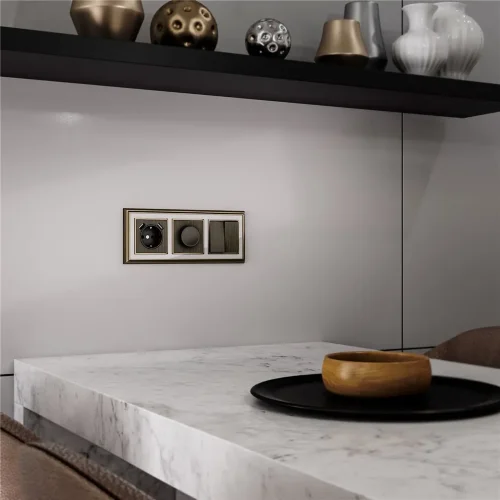 Накладка для диммера (бронзовый) W1149012 - фото 3