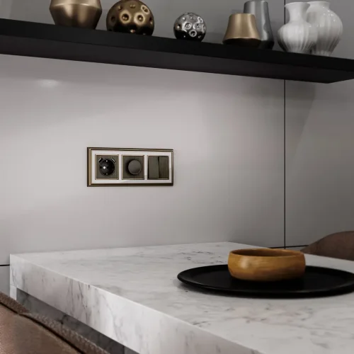 Накладка для диммера (бронзовый) W1149012 - фото 3