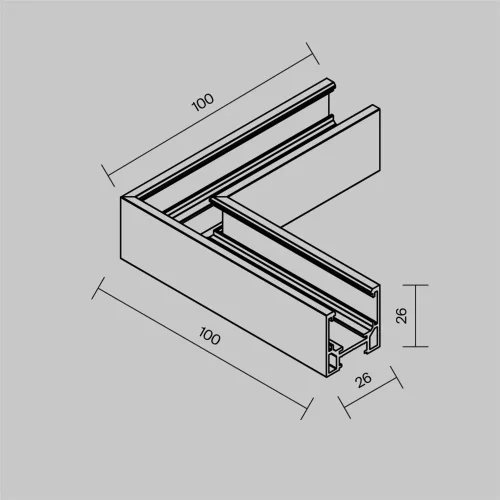 Комплектующие для трековой системы Technical TRAMN034CL-41W (Белый) TRAMN034CL-41W - фото 6