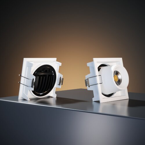 Потолочный светодиодный светильник поворотный Conner 8W 4000K белый - Фото 6