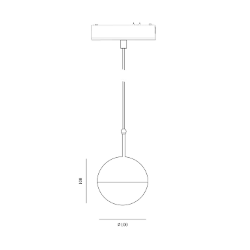 'Светильник трековый SLIM, 48В 6W белый 2700-6000К, SL-SLIM-SFWH-6-CCT 022093