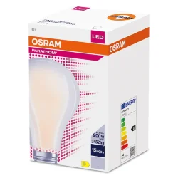 Лампа светодиодная филаментная 24W/4000K (=200W) E27 | Матовая | PARATHOM FILAMENT | - OSRAM