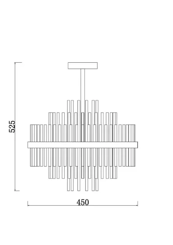 Подвесной светильник Freya FR5216PL-06BS (Латунь) - фото 6
