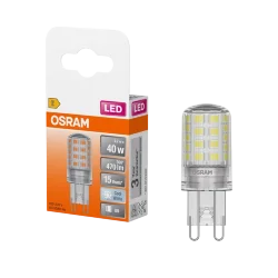 Лампа светодиодная 4.2W/4000K G9 220V | 470Lm d18x49 | - OSRAM