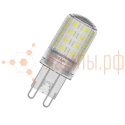 Лампа светодиодная 4.2W/4000K G9 220V | 470Lm d18x49 | - OSRAM