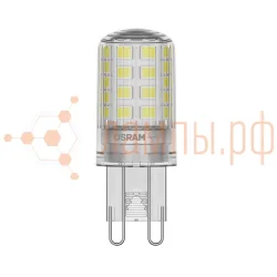 Лампа светодиодная 4.2W/4000K G9 220V | 470Lm d18x49 | - OSRAM