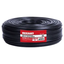 Кабель КВК-П-1.5+2х0.75 наруж.Ч бухта(м) REXANT 01-4015