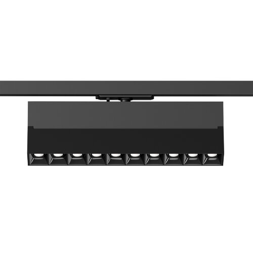 DK6646-BK Поворотный однофазный трековый светильник EDDER со светодиодом L271mm 220V 20W 30° 4000K IP20 черный алюминий. Фото 3