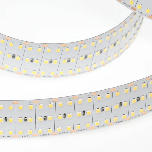 Светодиодная лента Lux Class, 2835, 480 led/m, трехрядная, day white, 24V, 35W/m, IP20, X09 - фото II