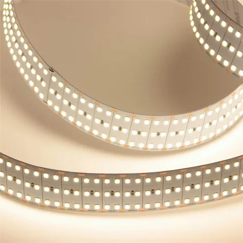 Светодиодная лента Lux Class, 2835, 480 led/m, трехрядная, day white, 24V, 35W/m, IP20, X09 - фото I
