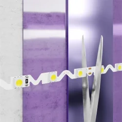 Светодиодная лента 24В 5050 12Вт/м 3000K 5м IP20 (Белый)