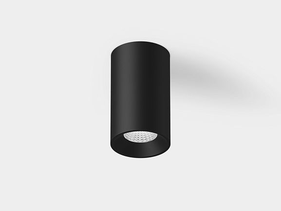 Светильник VILLY SHORT укороченный, потолочный накладной, 15Вт, 3000K, Черный, VL-BASE-SH-BL-WW. Фото 2