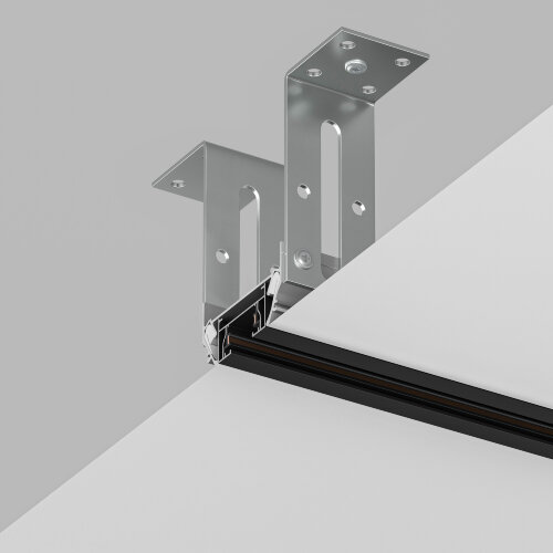 TR3050-AL Закладной профиль под шинопровод для натяжного потолка 2м. Фото 3