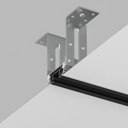 Закладной профиль под шинопровод для натяжного потолка 2м, Denkirs TR3050-AL