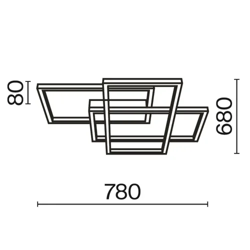 Потолочный светильник Rida 2600-3500К 78Вт (Золото) - фото 7