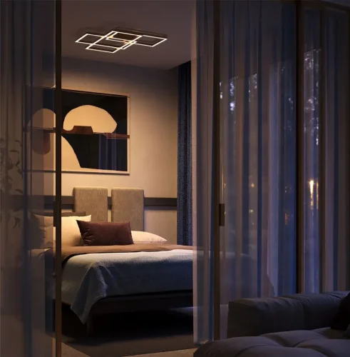 Потолочный светильник Rida 2600-3500К 78Вт (Золото) - фото 2