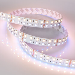 Светодиодная лента RT 2-5000 24V RGB-Warm 2x2 (5060, 720 LED, LUX) (Arlight, 32 Вт/м, IP20)
