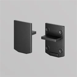 Заглушка для шинопровода, 2 шт. Levity (Черный)