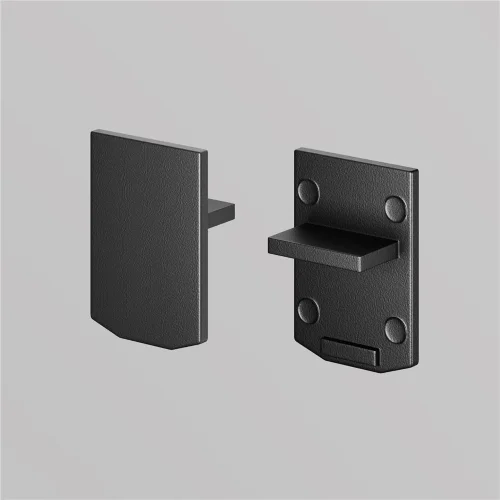 Заглушка для шинопровода, 2 шт. Levity (Черный) - фото 2