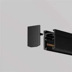 Заглушка для шинопровода, 2 шт. Levity (Черный)