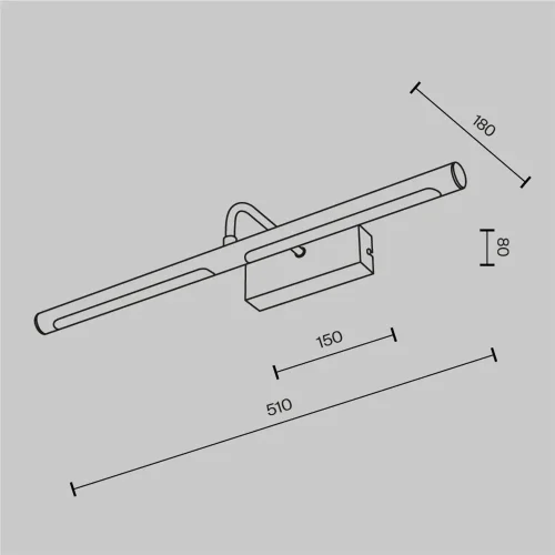 Подсветка Мерцание / Twinkle 4000К 12Вт (Хром) MIR266WL-L12CH4K - фото 6