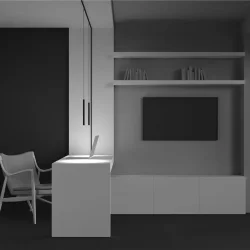 Трековый светильник Skim Levity 4000К 3Вт 36° (Черный)