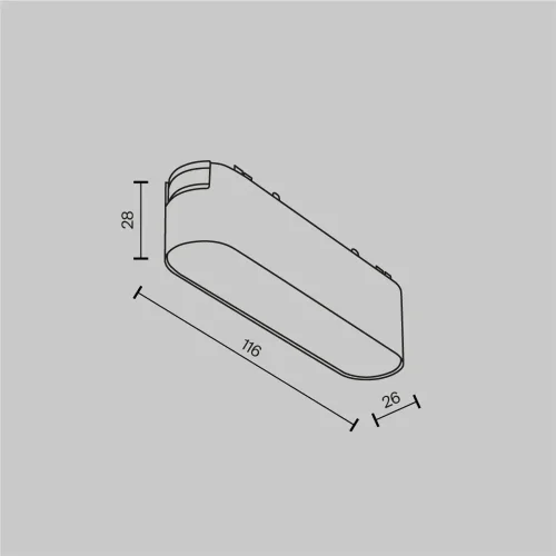 Трековый светильник Базис / Basis Radity 3000K 6Вт 120° (Белый) TR080-1-6W3K-W - фото 13