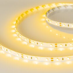 Светодиодная лента RT-А60-8mm 12V Yellow (4.8 W/m, IP20, 2835, 5m) (Arlight, Открытый) 010521(2)