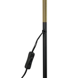 UML-T700 E27 BLACK Торшер напольный под лампу Е27, 40W, с регулировкой наклона, Механический выключатель, Черный