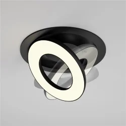 Встраиваемый светильник Vector 3000K 12Вт 110° (Черный)