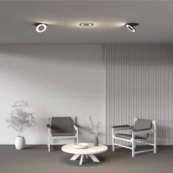 Встраиваемый светильник Vector 3000K 12Вт 110° (Черный)