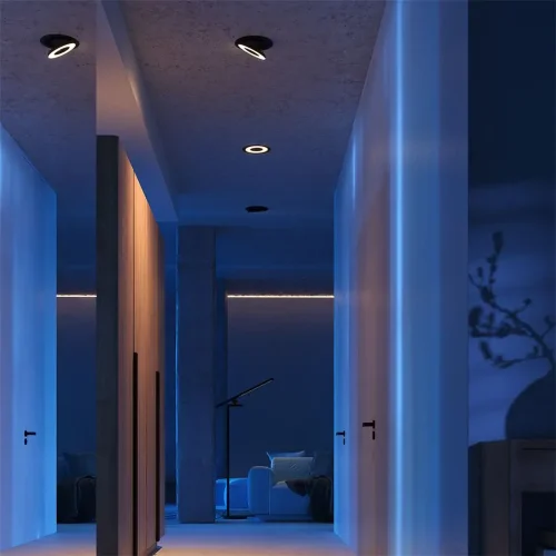 Встраиваемый светильник Vector 3000K 12Вт 110° (Черный) - фото 12