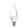 LED-CW37 7W-6500K-E14-FR PLP01WH Лампа светодиодная, Форма свеча на ветру, матовая, Серия ЯРКАЯ, Дневной белый свет 6500K - фото 1
