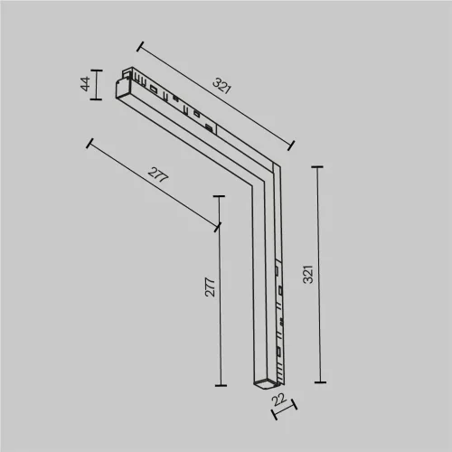 Трековый светильник Basis Angle Exility 3000K 24Вт 120° (Белый) - фото 13