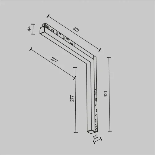 Трековый светильник Базис угловой / Basis Angle Exility 3000K 24Вт 120° (Белый) TR102-24W3K-W - фото 13