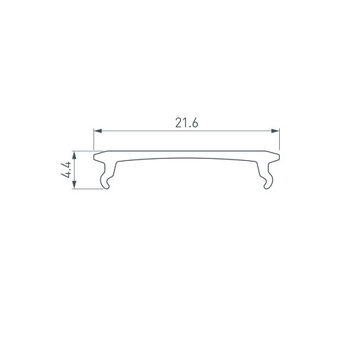 Экран SL-COMFORT-2542-2000 BLACK (Arlight, Пластик) - фото 2