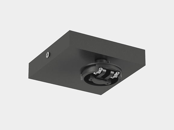 'Крепление сменное М11 для светильников MINI VILLY, настенное поворотное накладное, цвет Черный, MINI-VL-M11-BL - фото