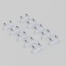 W8020102/ Блок LED подсветки для выключателя 10 шт. (голубой) W8020102 - фото