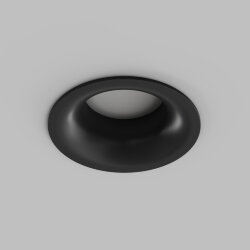 Встраиваемый влагозащищенный светильник KIBEK, IP65, 15 Вт, GU5.3, LED, черный, пластик, Denkirs DK3124-BK