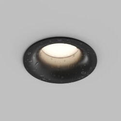 Встраиваемый влагозащищенный светильник KIBEK, IP65, 15 Вт, GU5.3, LED, черный, пластик, Denkirs DK3124-BK