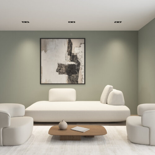 Встраиваемый влагозащищённый светильник HYDRO, IP44, 2?15 Вт LED макс., GU10, алюминий, чёрный. Фото 7