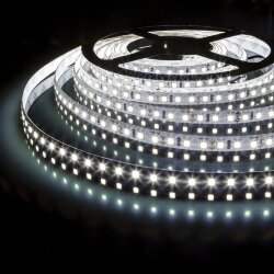 Светодиодная лента 24&amp;nbsp;В 9,6&amp;nbsp;Вт/м 120 Led/м 2835 IP20, холодный белый 6500K, 5 м 24V 9,6W 120Led 2835 IP20 холодный белый, 5м (052961)