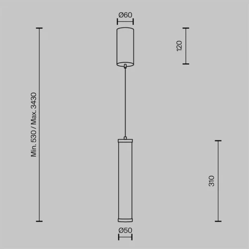 Подвесной светильник Yora 2700-4000К 8Вт (Латунь) - фото 3