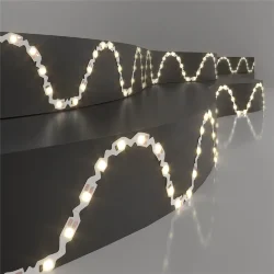 Светодиодная гибкая лента 12 В 6 Вт/м 60 Led/м 2835 IP20, теплый белый 3300K, 5 м Лента светодиодная гибкая 12V 6W 60 Led S 2835 P20 теплый белый (052852)