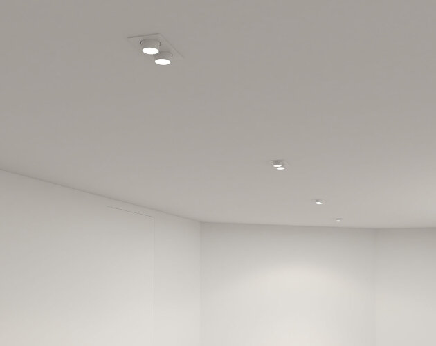 DK3122-WH Встраиваемый светильник, IP20, до 15 Вт, LED, GU5,3, белый, пластик. Фото 6