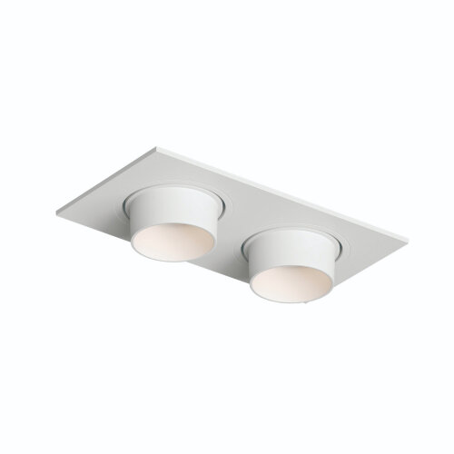 DK3122-WH Встраиваемый светильник, IP20, до 15 Вт, LED, GU5,3, белый, пластик. Фото 4