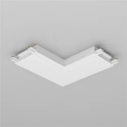 Конектор питания угловой Radity белый (Белый)