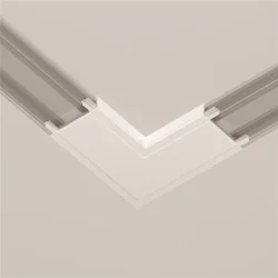 Конектор питания угловой Radity белый (Белый) TRA084CL-11W