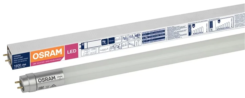 Лампа светодиодная 20W/6500K (=58W) G13 230V 1500мм | SubstiTUBE Basic | - OSRAM. Фото 5