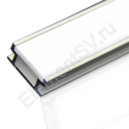 Алюминиевый профиль A1908/H001 981 (2000x19,2x8,5мм с ударопрочным рассеивателем) - фото.